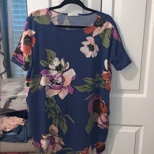 Cherish pocket dress floral print cotton casual